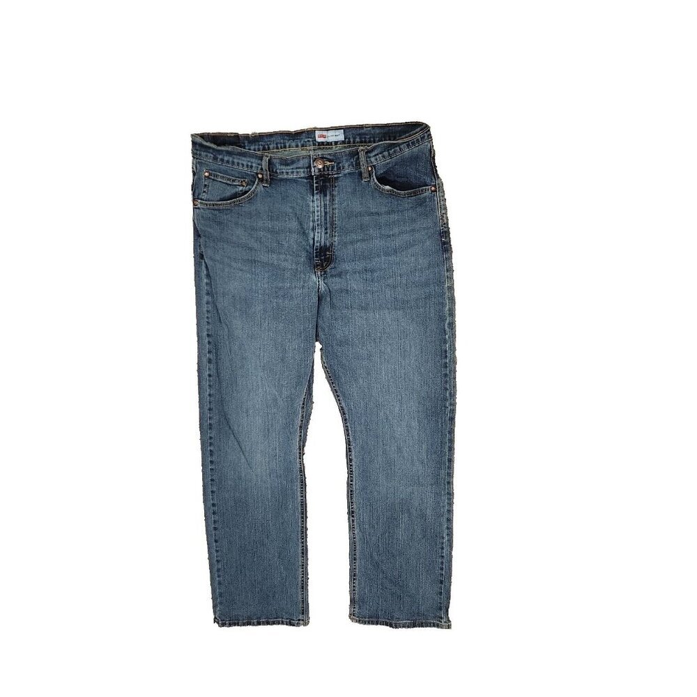 Wrangler 36x31 Relaxed Boot Cut Jeans Flex Stretch Denim Modern Work